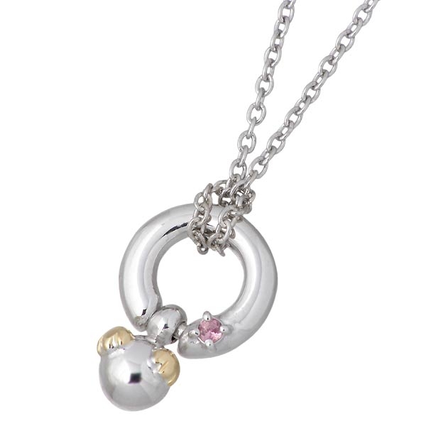 天使の卵 ネックレス レディース シルバー ベビー ロジウム加工 誕生石付き tenshi-402RMの通販は