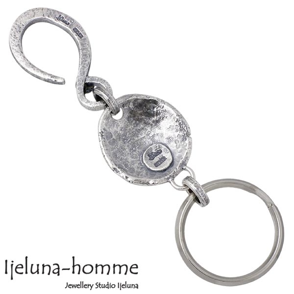 アイジェルナオム Ijeluna-homme キーホルダー シルバー インゴット
