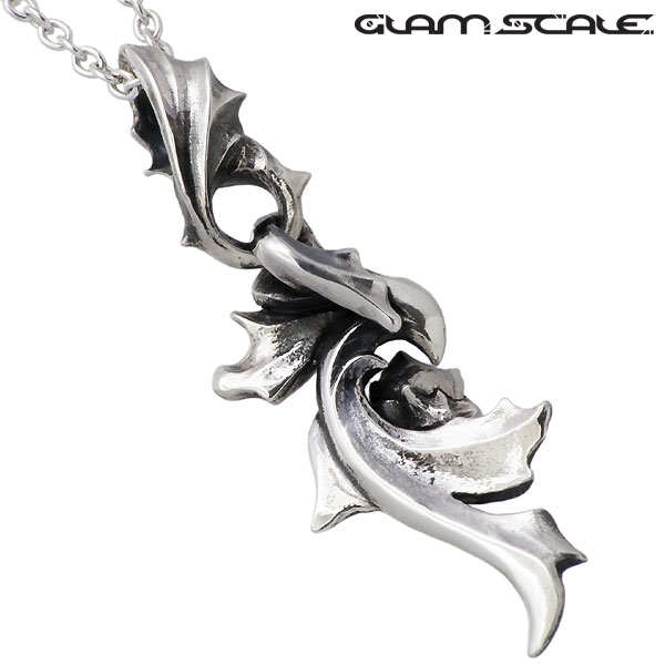 グラムスケイル GLAM SCALE ネックレス レディース シルバー バラ チェーン付き GS-ET-006CL60 送料無料の通販は