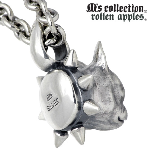 M's collection シルバーネックレス　ブルドック エムズコレクション M's collection シルバー ネックレス メンズ
