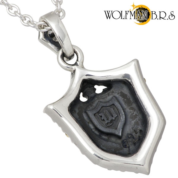 ウルフマンブラザース パルメットウォーターウルフバングルw/ストーン（ブルー） ウルフマンブラザース パルメットウォーターウルフバングルw/ストーン