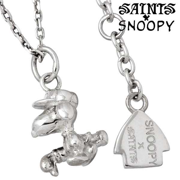 スヌーピー セインツ SAINTS x SNOOPY ネックレス レディース シルバー