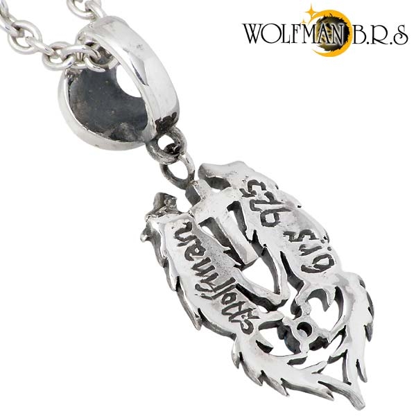 ウルフマン B.R.S WOLFMAN B.R.S シルバー ペンダントトップ メンズ
