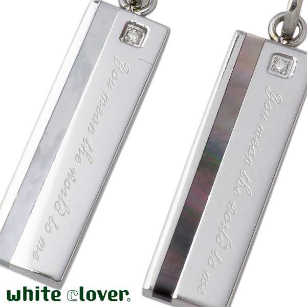 ホワイトクローバー white clover ステンレス ネックレス 金属