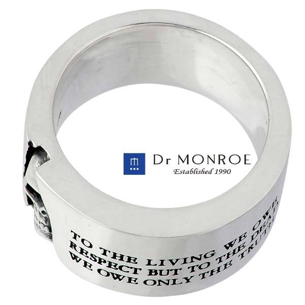 新品 未使用 23号 ドクターモンロー カーブライン メッセージ リング
