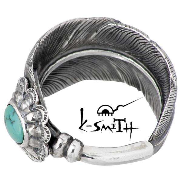 ケースミス K-SMITH シルバー リング 指輪 メンズ レディース フェザー