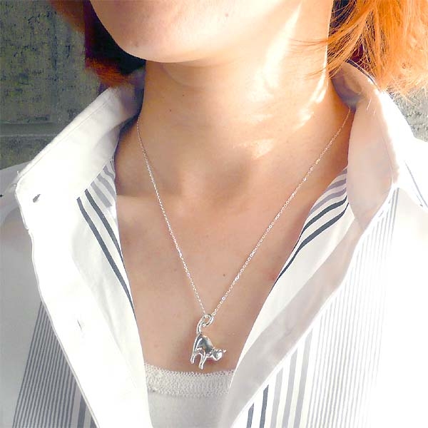 ブルーキャット Blue Cat シルバー925 ペアネックレス 2本セット