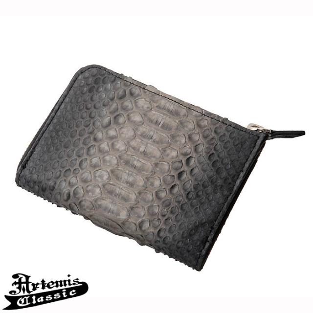 アルテミス クラシック Artemis Classic L字 スリム グレーパイソン ミニ ウォレット 財布 ACW0021の通販は 17,710円