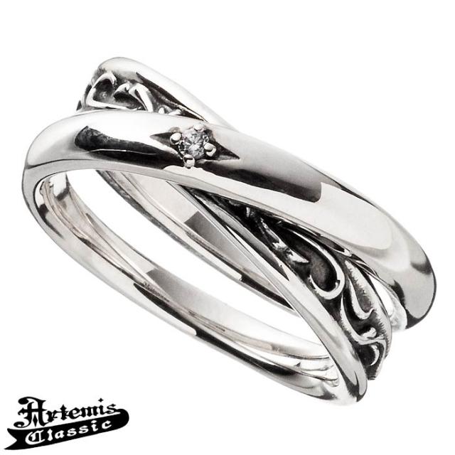 アルテミスクラシック Artemis Classic シルバー リング AC インフィニティー キュービックジルコニア メンズ レディース ACR0278の通販は 12,100円