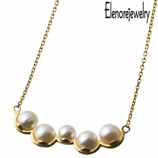 エレノアジュエリー Elenore Jewelry シルバー ネックレス レディース ランダム パール バー 真珠 ギフト プレゼント おしゃれ ELP0007