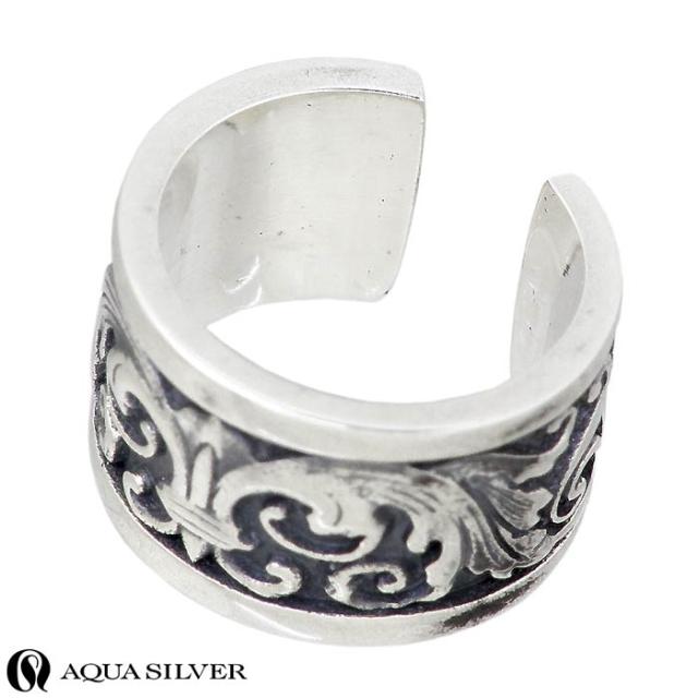 アクアシルバー AQUA SILVER シルバー イヤーカフ クラシカル 1個売り 片耳用 メンズ レディース ASEC004Fの通販は 5,500円