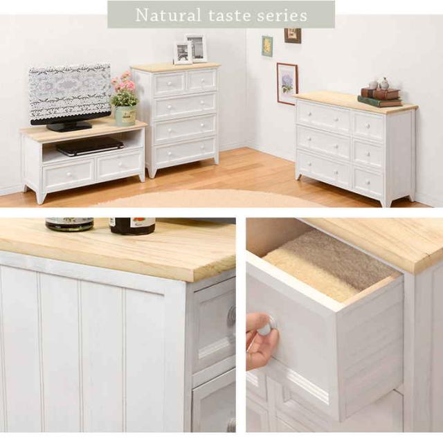 【美品】ホワイト 5段チェスト デコニーシーヴォ ワイドチェスト 5段 ホワイト | JEJアステージ