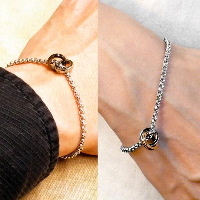 クロストゥーミー close to me ペアブレスレット 2本セット ステンレス