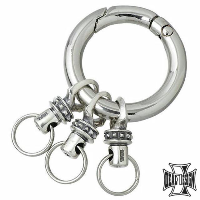 ディール デザイン DEAL DESIGN シルバー キーホルダー メンズ 3set