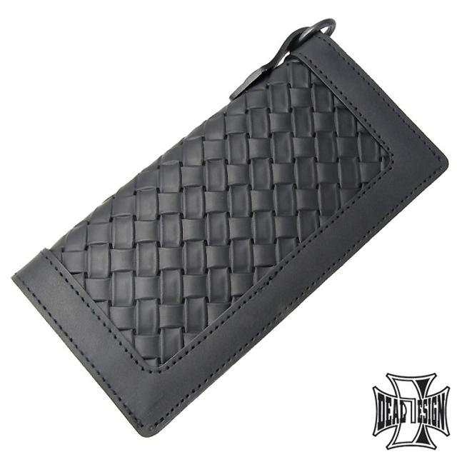 DEAL DESIGN 本革 ブラック 長財布 ウォレットコード付き ディール デザイン DEAL DESIGN ロングウォレット 長財布 メンズ