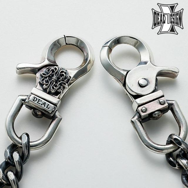 DEAL DESIGN シルバー925 アイアンクロスフックウォレットチェーン アイアンクロススモール DEAL DESIGN シルバー925 アイアンクロス