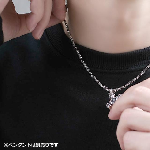 【21日までポイント5倍！】 ディールデザイン リリー ロッド チェーン ネックレス デザインチェーン シルバー925 メンズ レディース アクセサリー 392797 DEAL DESIGN チェーン幅 3.5mm 40cm〜60cm 国産 日本製 有名ブランド