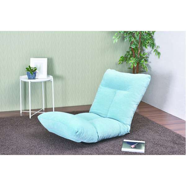 日本製 足上げ リクライニング リラックス 座椅子 リヨン グリーン