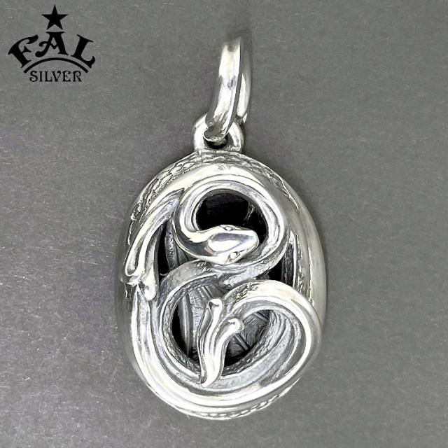 エフエーエル F.A.L FAL シルバー ペンダント ディフェンシブ ペンダント ペンダントトップ(チェーンなし) メンズ シルバー925 アクセサリー 国産 人気 ブランド SNAKE 蛇の通販は