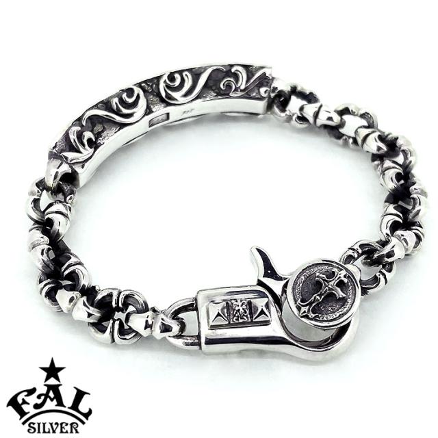 エフエーエル F.A.L FAL シルバー ブレスレット ラージ R.I.P