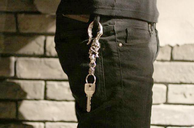 エフエーエル F.A.L FAL キーホルダー シルバー スパンキラー キー