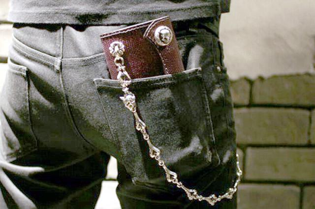 エフエーエル F.A.L FAL シルバー ウォレットチェーン インディ