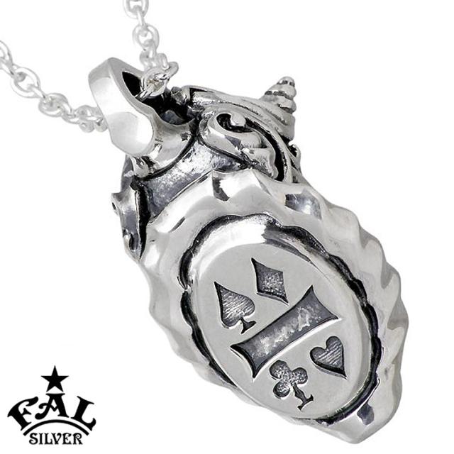 エフエーエル F.A.L FAL シルバー ネックレス メンズ スウィル スカル