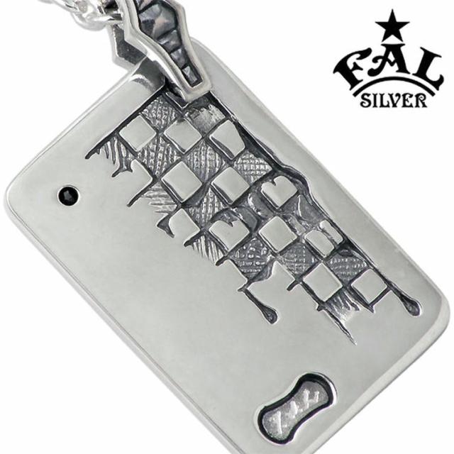 FAL デザインチェーン メンズ ブランド シルバー ゴシックスターデザインチェーン 50cm チェーンネックレス エフエーエル エフエーエル デザインチェーン メンズ ブランド シルバー ゴシック