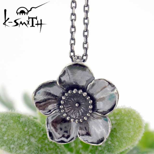 ケースミス K-SMITH バースデー フラワー シルバー ネックレス 2月梅 Birthday Flower Pendant KF-N-02