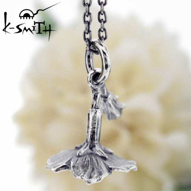 ケースミス K-SMITH バースデー フラワー シルバー ネックレス 4月勿忘草 Birthday Flower Pendant KF-N-04