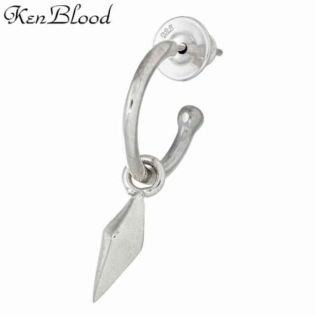 ケンブラッド KEN BLOOD シルバー ピアス ピラミッド メンズ レディース 1個売り 片耳用 KP-463P