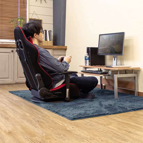 メッシュゲーミングチェア座椅子　ブルー メッシュゲーミングチェア座椅子 ブルー BL 組立品 メーカーより直送