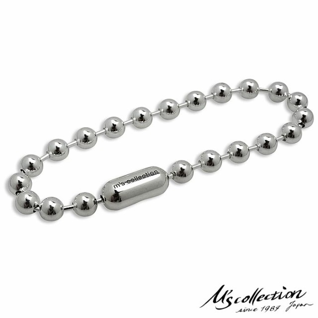 M's collection エムズコレクション ボールチェーンブレスレット シルバーブレスレット シルバー925 メンズ 日本製 ギフト プレゼント 誕生日 記念日 クリスマス FB-007の通販は