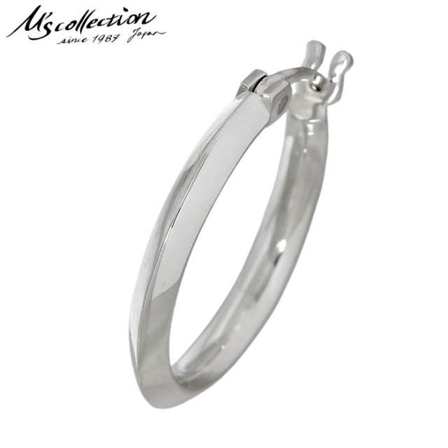 エムズコレクション M's collection フープピアス ピンクサファイア エムズコレクション M's collection フープピアス ピンク