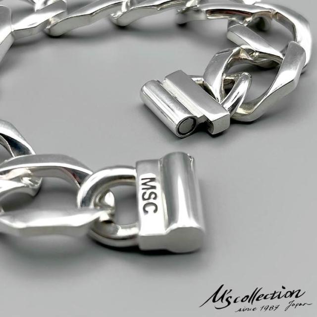 エムズコレクション M's collection シルバーブレスレットMSC CURB