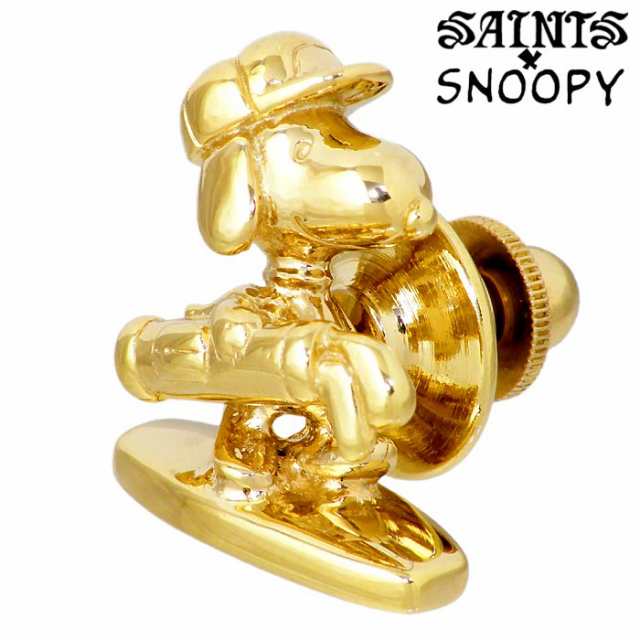 スヌーピー セインツ SAINTS x SNOOPY ゴルフ シルバー ピンバッチ