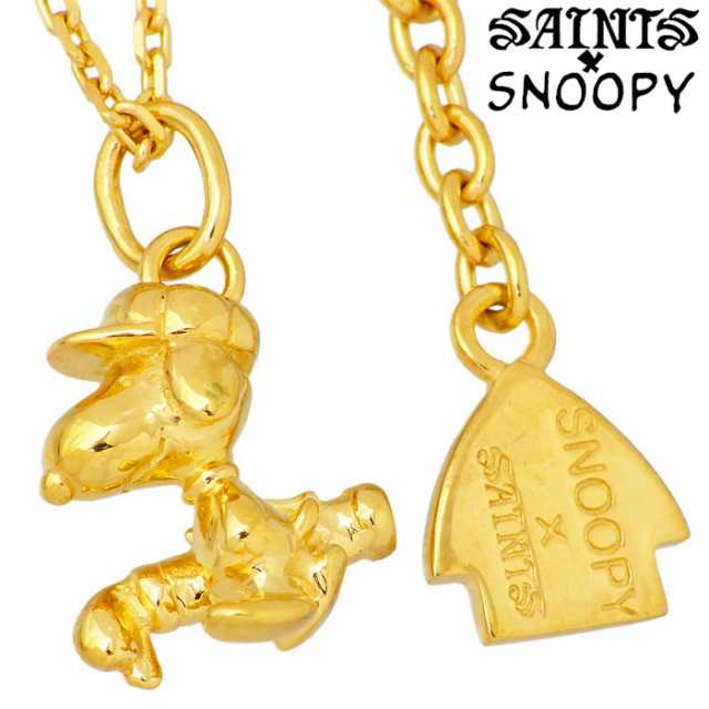 スヌーピー セインツ SAINTS x SNOOPY シルバー ネックレス メンズ