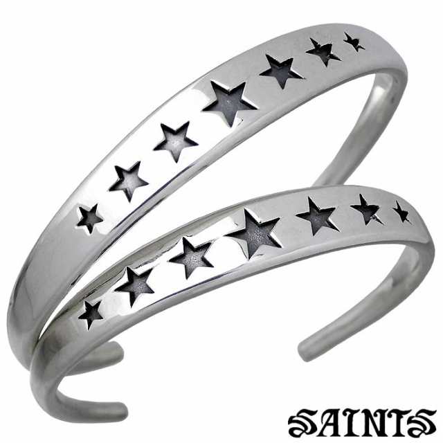 セインツ SAINTS シルバー925 ペアバングル 2本セット セブンスター