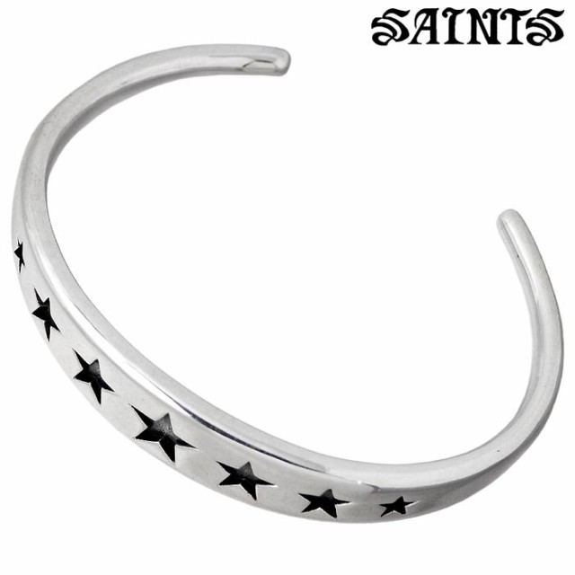 セインツ SAINTS シルバー925 ペアバングル 2本セット セブン