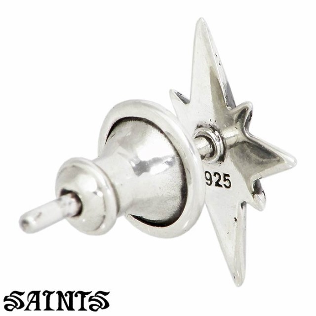 セインツ SAINTS シルバー ピアス エイトビーム スター メンズ