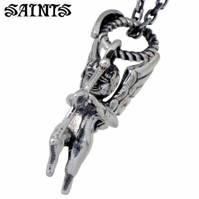 セインツ SAINTS シルバー ネックレス エンジェル メンズ レディース