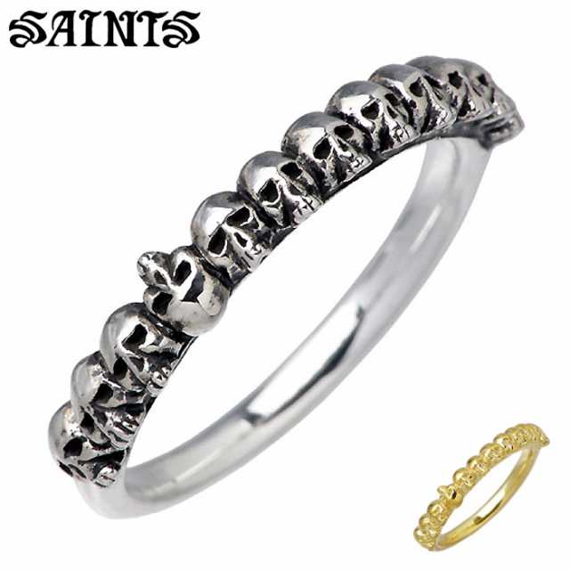 セインツ SAINTS リング 指輪 メンズ レディース シルバー 12使徒 スカル 7〜21号 SSR-54