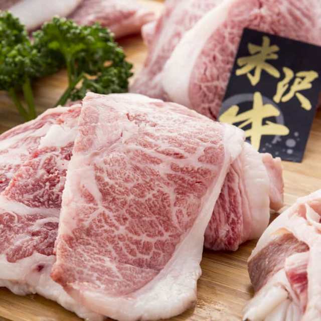 山形 米沢牛焼肉 (バラ肉 カタ肉) 200gx6 黒毛和牛 牛肉 スライス 米沢盆地の気候風土と最上川源流域の豊かな水資源に恵まれほどよい溶け