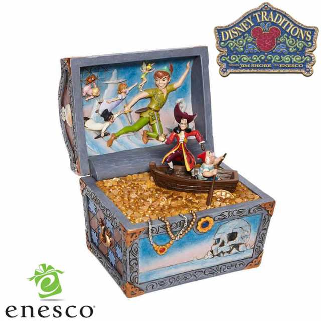 enesco(エネスコ)【Disney Traditions】ピーター・パン トレジャーチェスト ディズニー フィギュア コレクション 人気 ブランド ギフト クリスマス 贈り物 プレゼントに最適 6008063の通販は