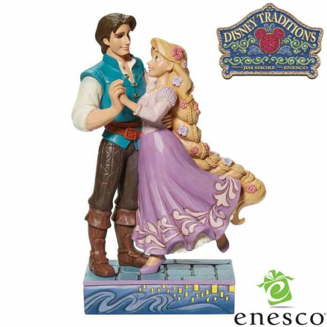 enesco(エネスコ)【Disney Traditions】 ラプンツェル＆フリン LOVE ディズニー フィギュア コレクション 人気 ブランド  ギフト クリスマ｜au PAY マーケット