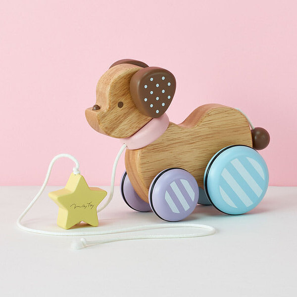 1歳からのおもちゃ 女の子の誕生日プレゼント ミルキートイ キャンディーパピー Milkytoy Candy Puppy 木のおもちゃの出産祝いの通販はau Pay マーケット スマートギフト