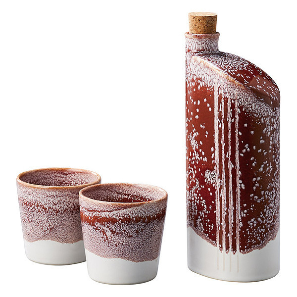 信楽焼 イオンボトル 綾セット ラズベリー マイナスイオンで美味しさの贈り物【送料無料】の通販は