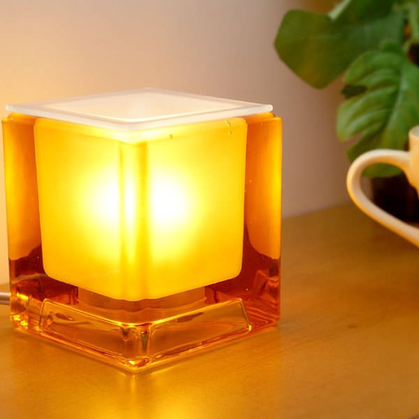 【おばあちゃんへの敬老の日】【インテリアを父の日に贈る】CUBICO AROMA LAMP Amber クービコ アロマランプ アンバー【送料無料】