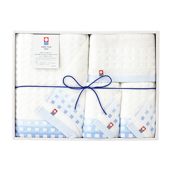 今治タオル 蒼海 タオルセット J-4340【送料無料】の通販は 4,752円