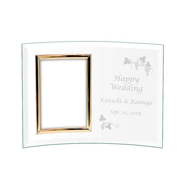 名入れ母の日ギフト インセンティブ インテリアを父の日に贈る 名入れ無料 フォトフレーム カーブsタテ 名入れ写真立ての通販はau Pay マーケット スマートギフト